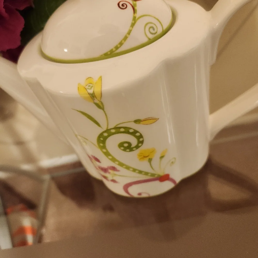 Pier 1 Imports Dolomite Lyda Teapot Never Used